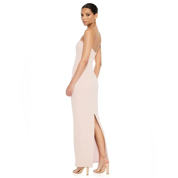 nude maxi bodycon dress Bridesmaid Burgundy Dresses Off The Shoulder Floor Length Stretch Sati